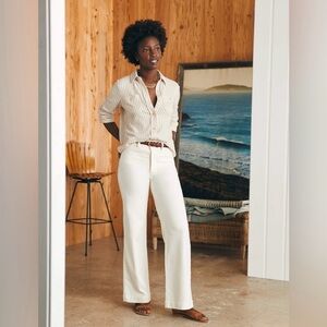 Faherty Tannin Striped Legend
Sweater Shirt Size M